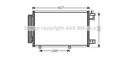 AVA QUALITY COOLING fd5439 -  Конденсатор, кондиционер